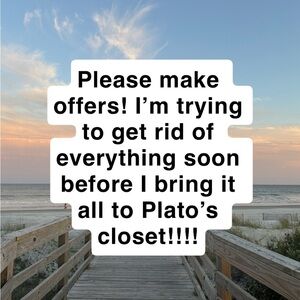 Notice: Please Make Offers - Closet Cleanout :)